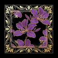 《鎏・荊》｜100%桑蠶絲方巾