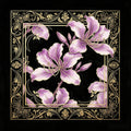 《鎏・荊》｜88×88 100%桑蠶絲方巾